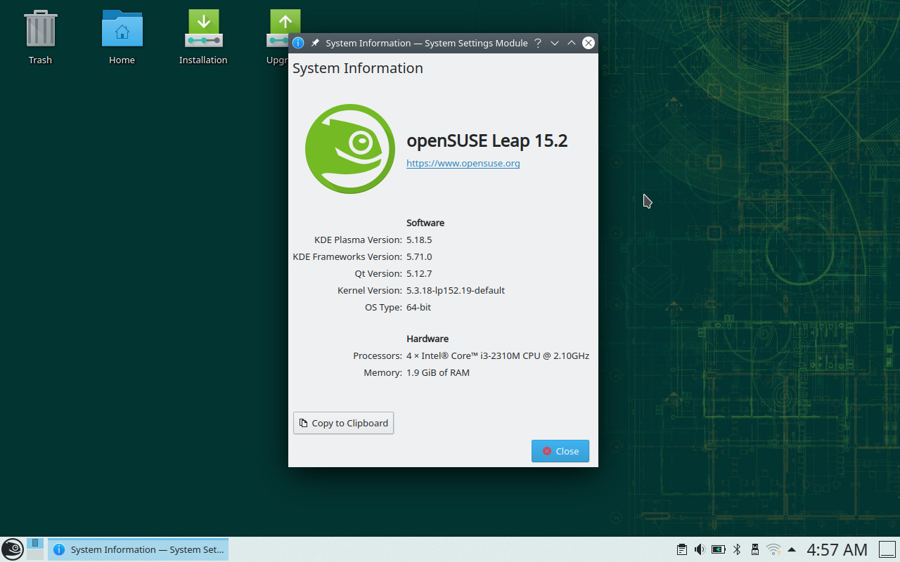 About openSUSE Leap 15.2 Plasma Edition